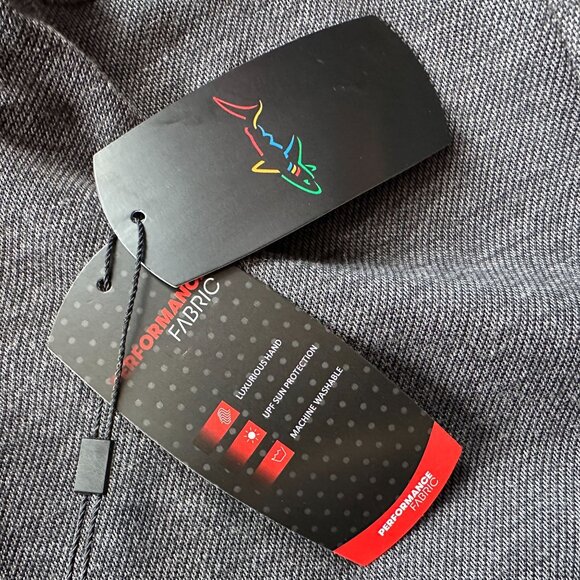 NEW Greg Norman Mens Medium Sweatshirt Fleece 1/4 Zip Gray Golf - Picture 5 of 10